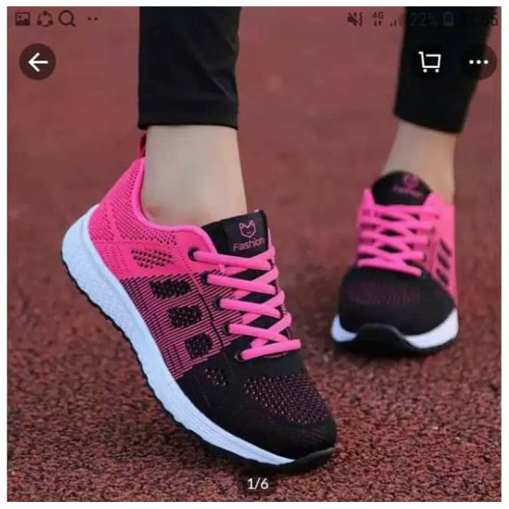 Sepatu Kets Running Wanita / Sepatu Sneakers wanita / sepatu Flat Fashion sekolah cod