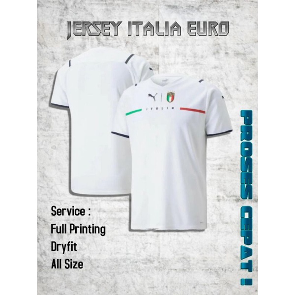 Jersey Italia Euro 2021 Kaosolahraga Bajubola