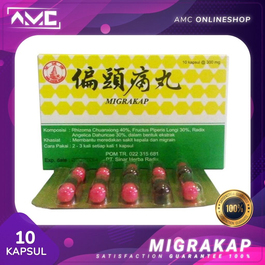 Migrakap piantoutong wan pian tou tong wan obat migran