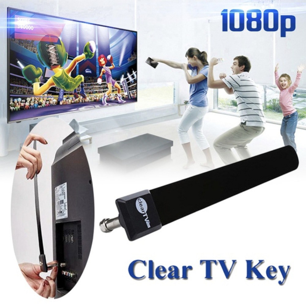 ClearTV Antenna TV Indoor Antena Digital Penguat Sinyal Full HD Dalam Ruangan Booster