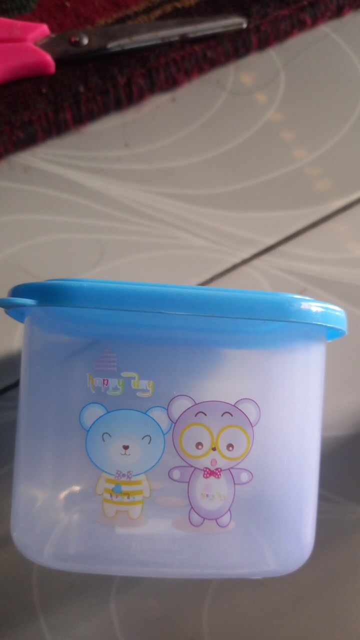 Toples Mini Serbaguna / Sealware Segi Large Malenna L - 240 Ml/tempat Mpasi/tempat Bumbu Basah