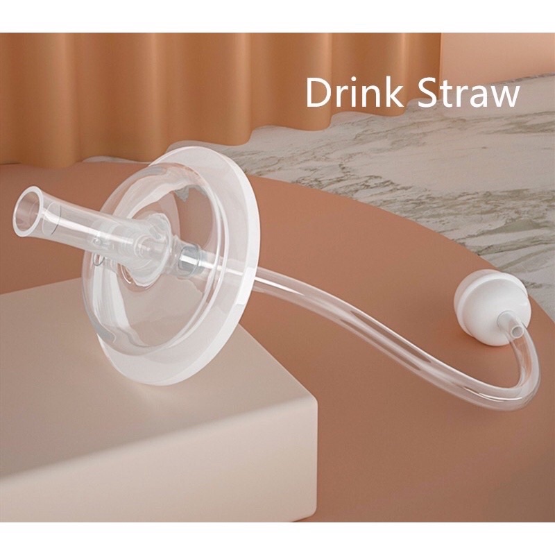 Dot Nipple Training Cup Sippy + Straw Cocok Untuk Pigeon Wide Neck Wideneck Leher Lebar