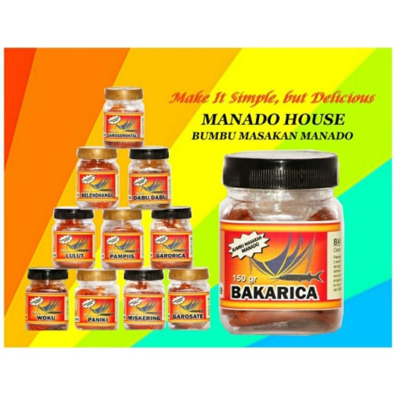 

aneka bumbu masak khas manado / sulawesi