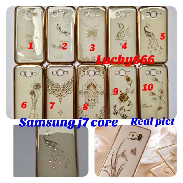 Soft case swarovsky samsung j7 core softcase motif samsung galaxy j7 core