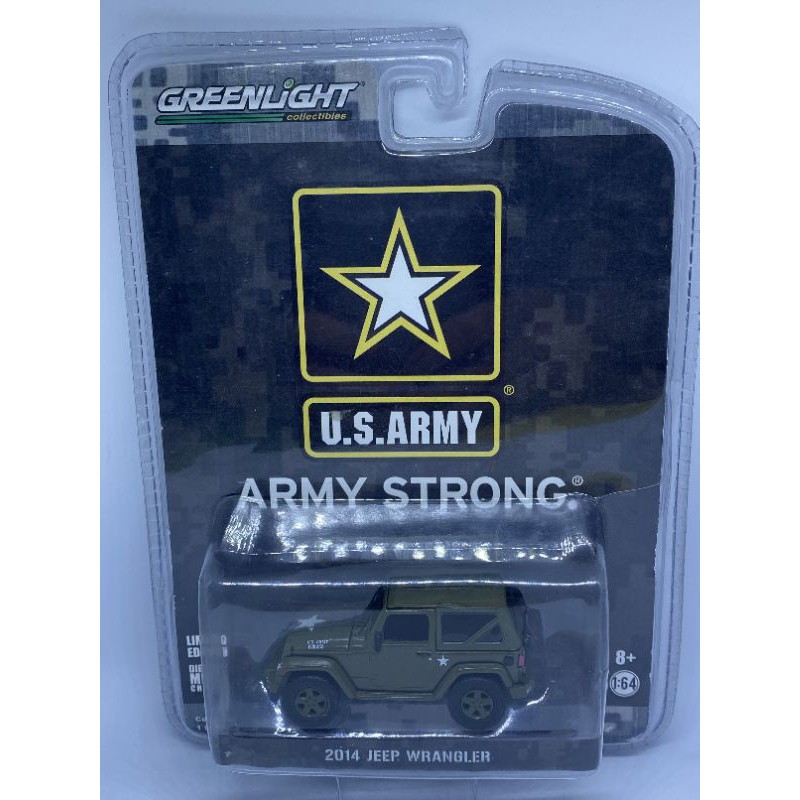 Greenlight 2014 Jeep Wrangler - U.S. Army Strong