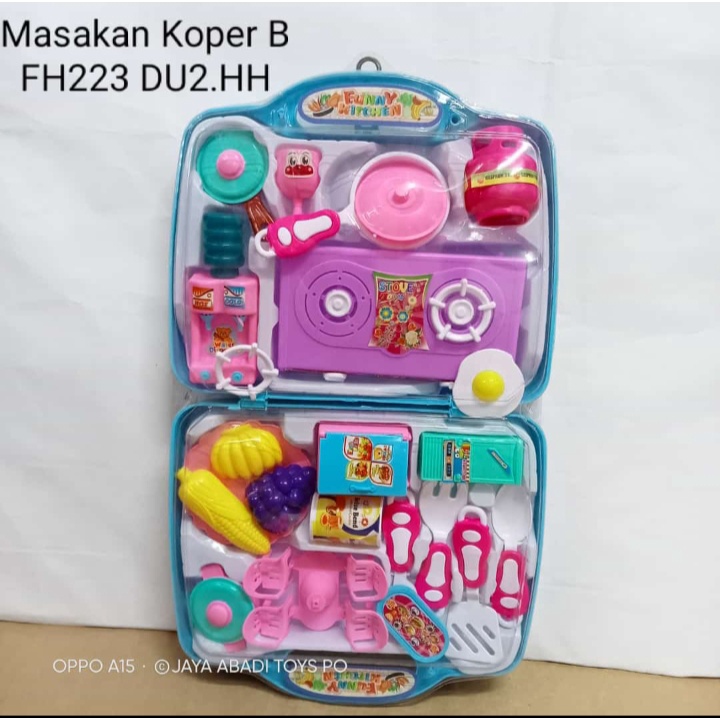 FH 223 - Mainan Koper Alat Masak Kompor set FH223