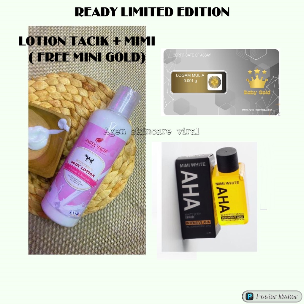 ANGEL TACIK/ TACIK ANGEL BODY LOTION/ PEMUTIH BPOM MURAH