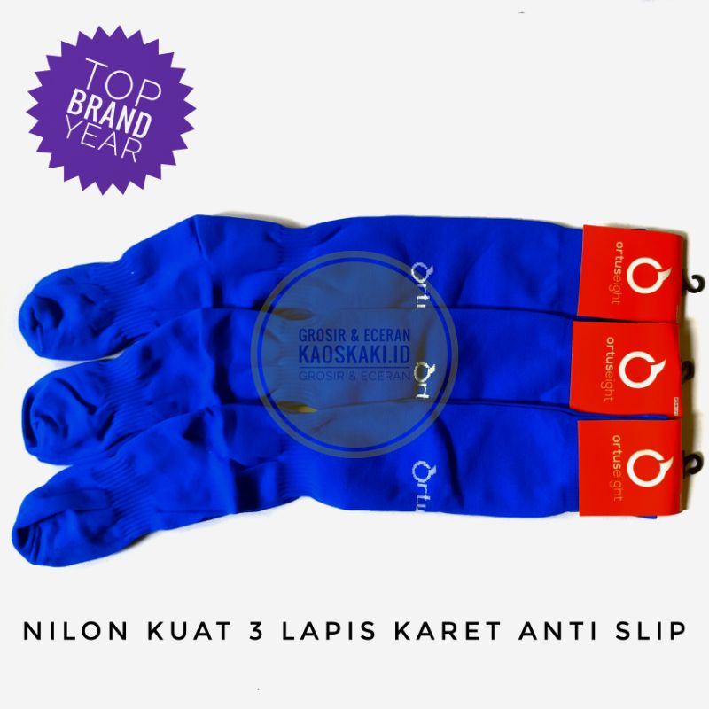 KAOS KAKI FUTSAL BOLA PANJANG ORTUS BIRU NILON