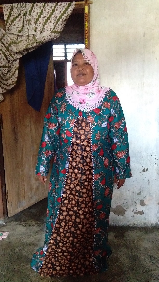 Batik Gamis  Motif Terbaru | Batik Pekalongan | Gamis Trend Remaja | Gamis Wanita Terlaris Hrb-025