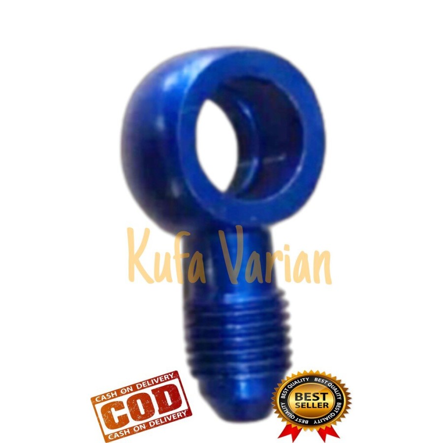 promo discount Baut Banjo Selang Rem Depan Baut Kaliper CNC Warna Cocok Untuk Morin Psi Crg Ktc Dkt Nissin Erles Banjo Bengkok 45 Derajat Universal Baut Sekrup Banjo Bengkok 45 Derajat Warna CNC Import Thailand