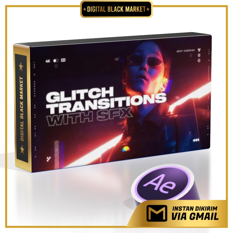 Myfx Glitch Transitions - After Effect Extension