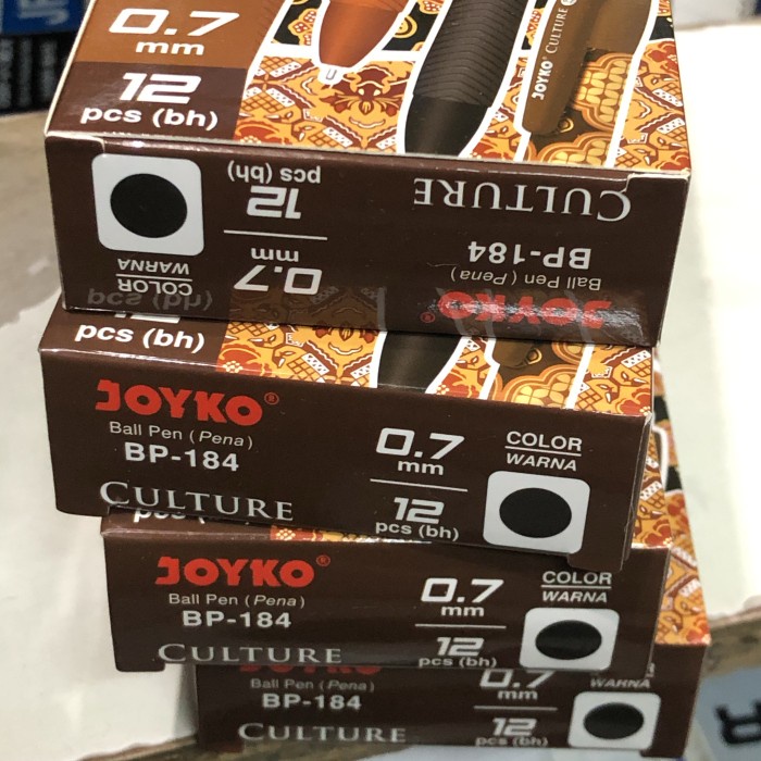 

Buruan [Perlusin] Pulpen Joyko Culture Batik Bp-184 Hitam Gilaa!!!