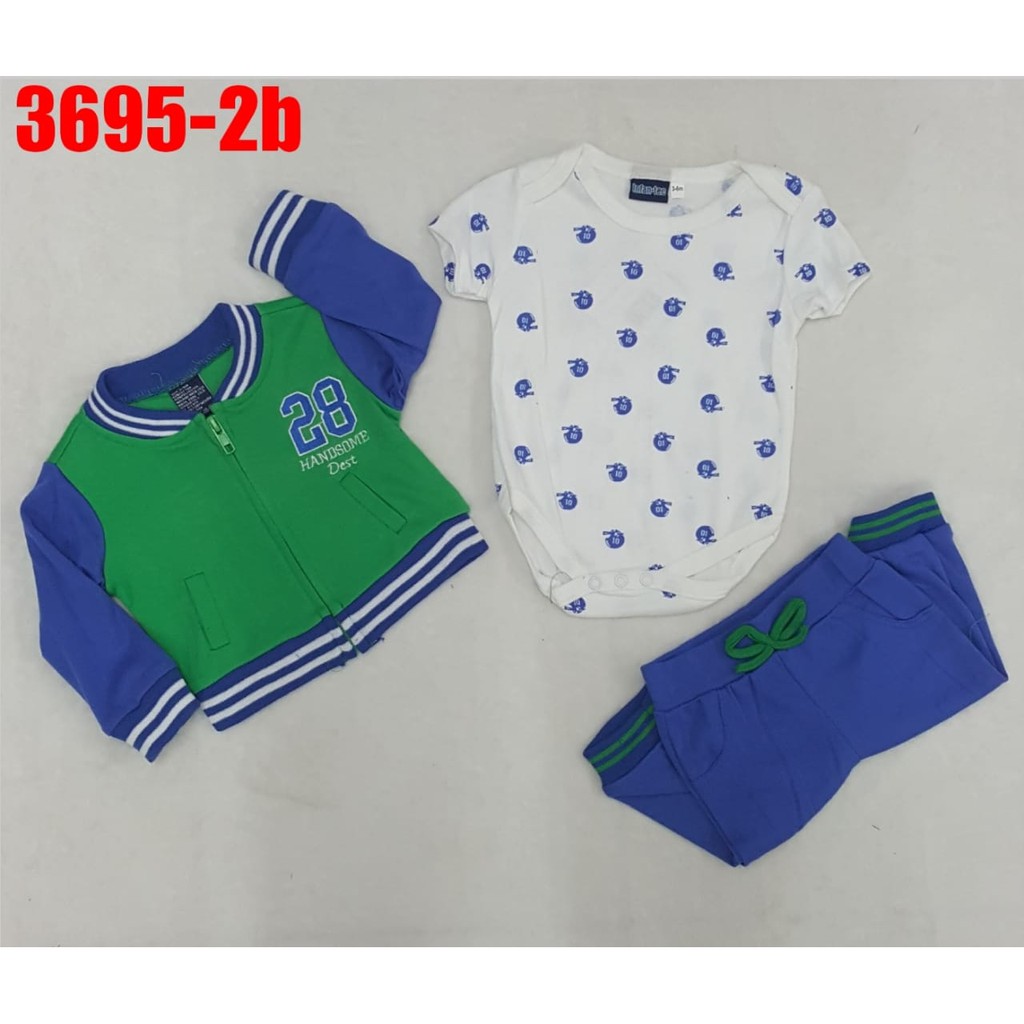 Infan-tec Jaket Set Jumper Baby Boy 0-3 Bulan - 6-9 Bulan