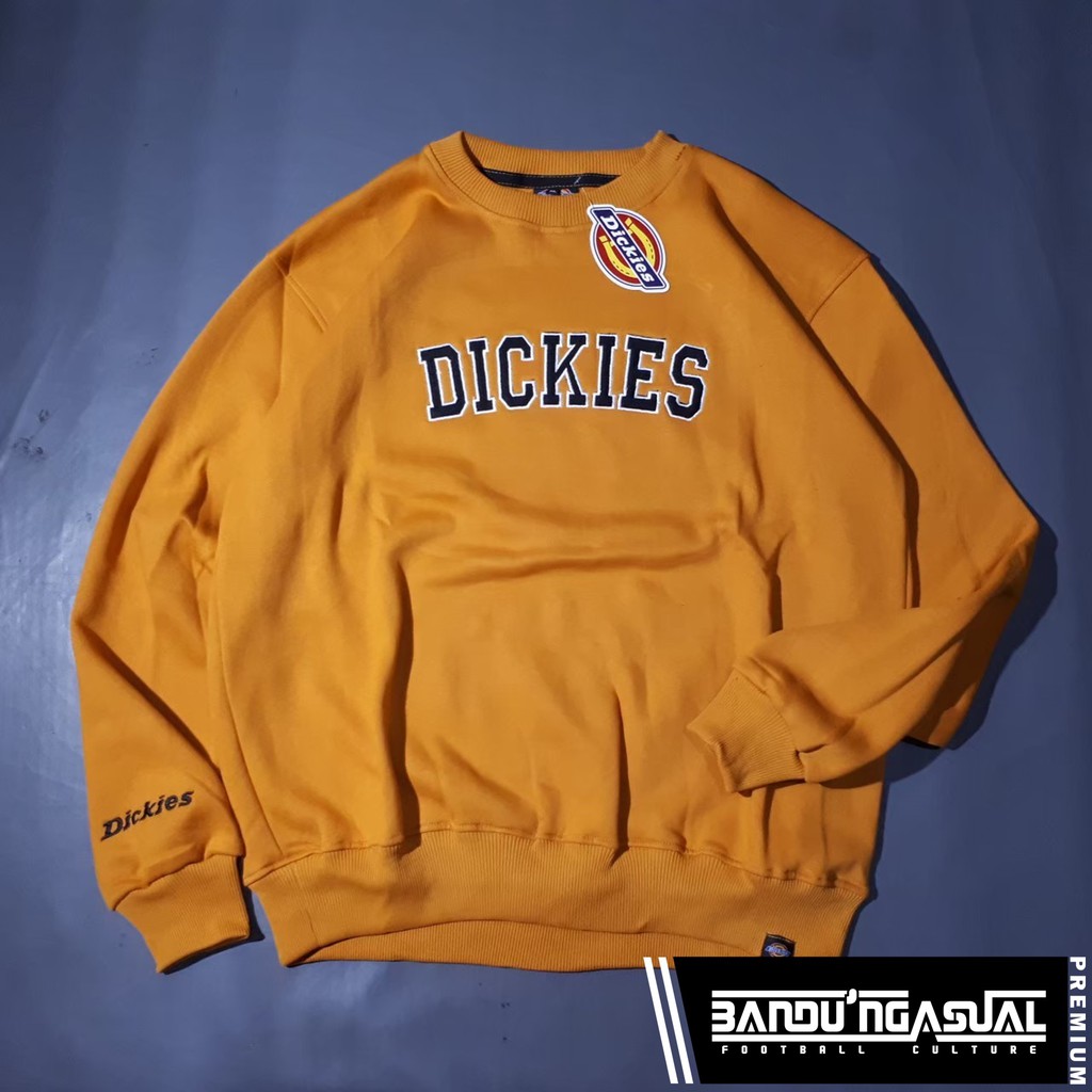 CREWNECK "DICKIES" TEXT LOGO (YELLOW)
