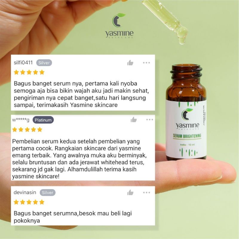 YASMINE SKINCARE > BRIGHTENING SERUM > PENCERAH & VIT C