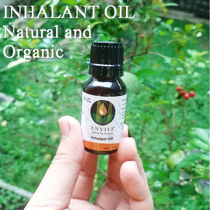 ENVIEL Inhalant Oil Natural Life Theraphy Minyak INHALLANT OIL 100% Pure Essential Anti Virus Alami