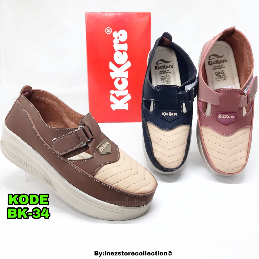 SEPATU WEDGES WANITA EMPUK RINGAN BK34 MURAH BERKUALITAS