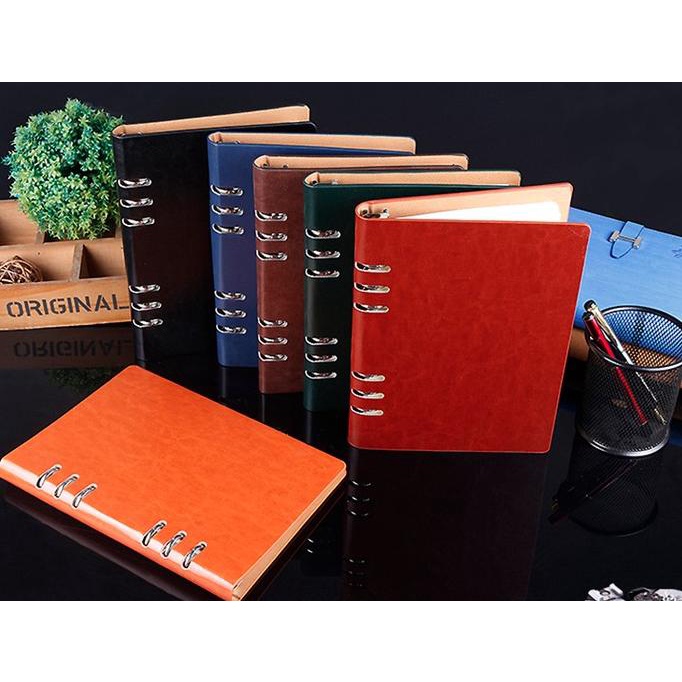 

3K |buku agenda bahan kulit leader, buku memo kerja, note book leader