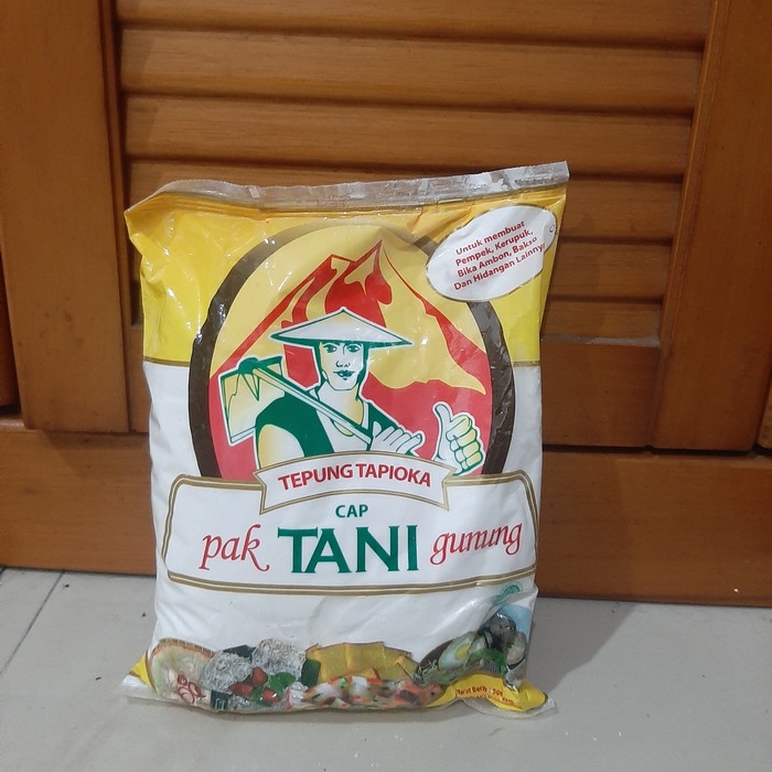 

cs777vv Tepung Tapioka Cap Pak Tani Gunung 500G / Sagu Tani Tapioka Da01D100