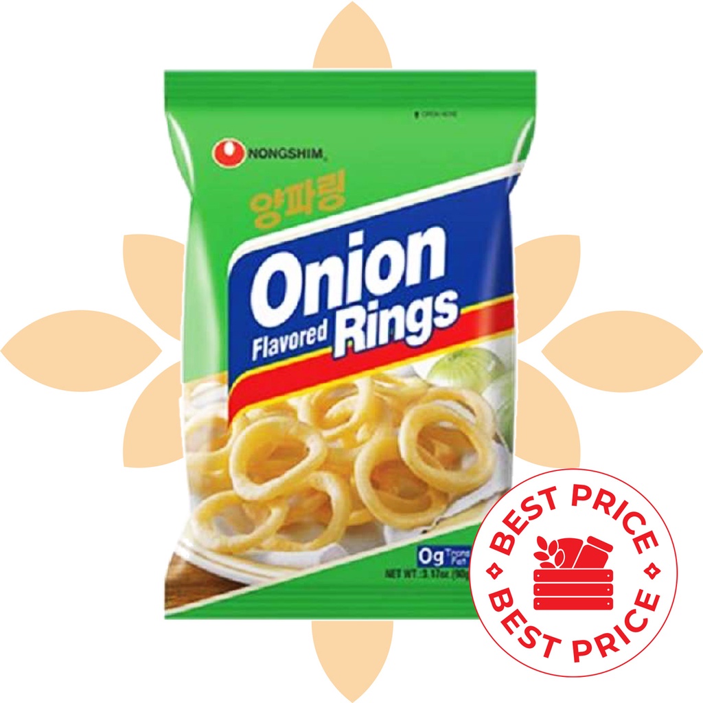 NONGSHIM - ONION RING SNACK RASA ORIGINAL - 50 GR (KOREAN SNACK)