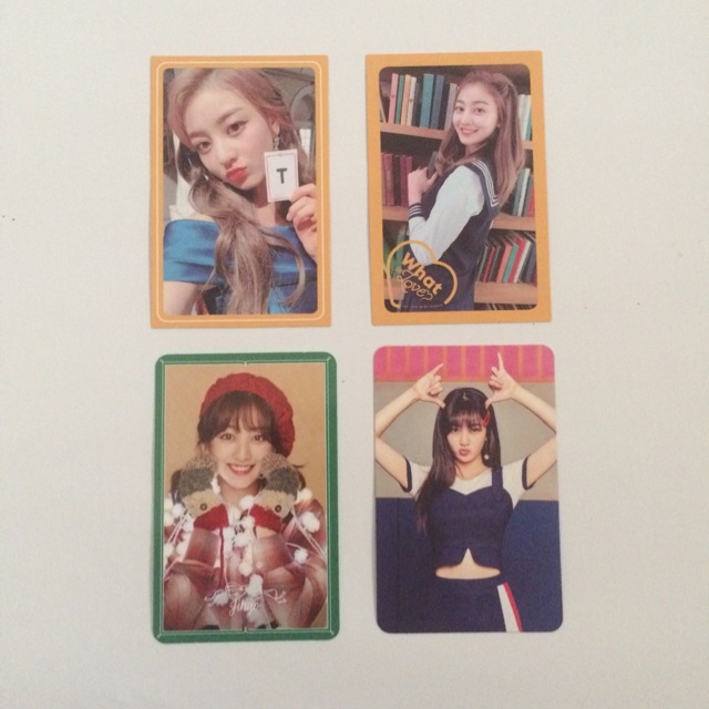 TWICE PHOTOCARD PC JIHYO album signal wil what is love merry and happy