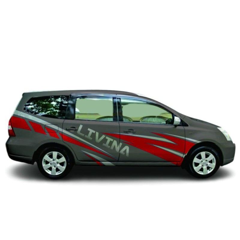 terbaru sticker cutting sticker mobil grand Livina Avanza Xenia expander Mobilio Sigra calya Rush