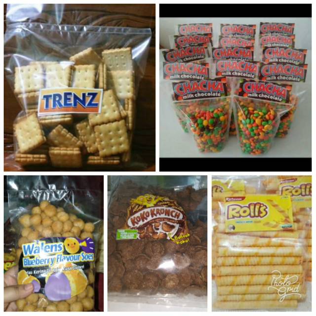 

TRENZ ,CHACHA CHOCO, WALENS, KOKO CEUNCH, ROLLS NABATI