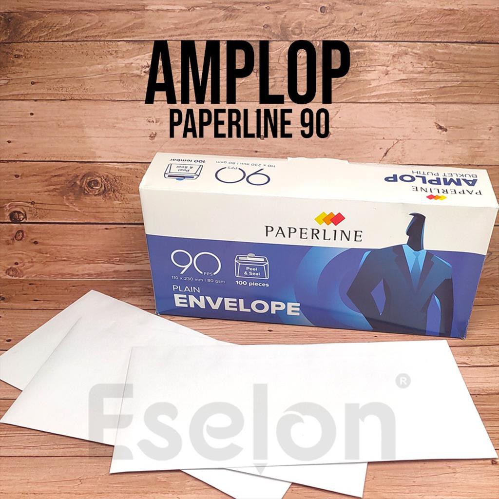 

Amplop PAPERLINE 90 PPS Seal Pengaman/Amplop Putih uang / atk grosir murah sekolah