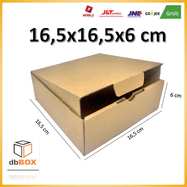 

Kardus 16,5x16,5x6 cm | Box Die Cut & Easy Usage | Box Kotak Aksesoris
