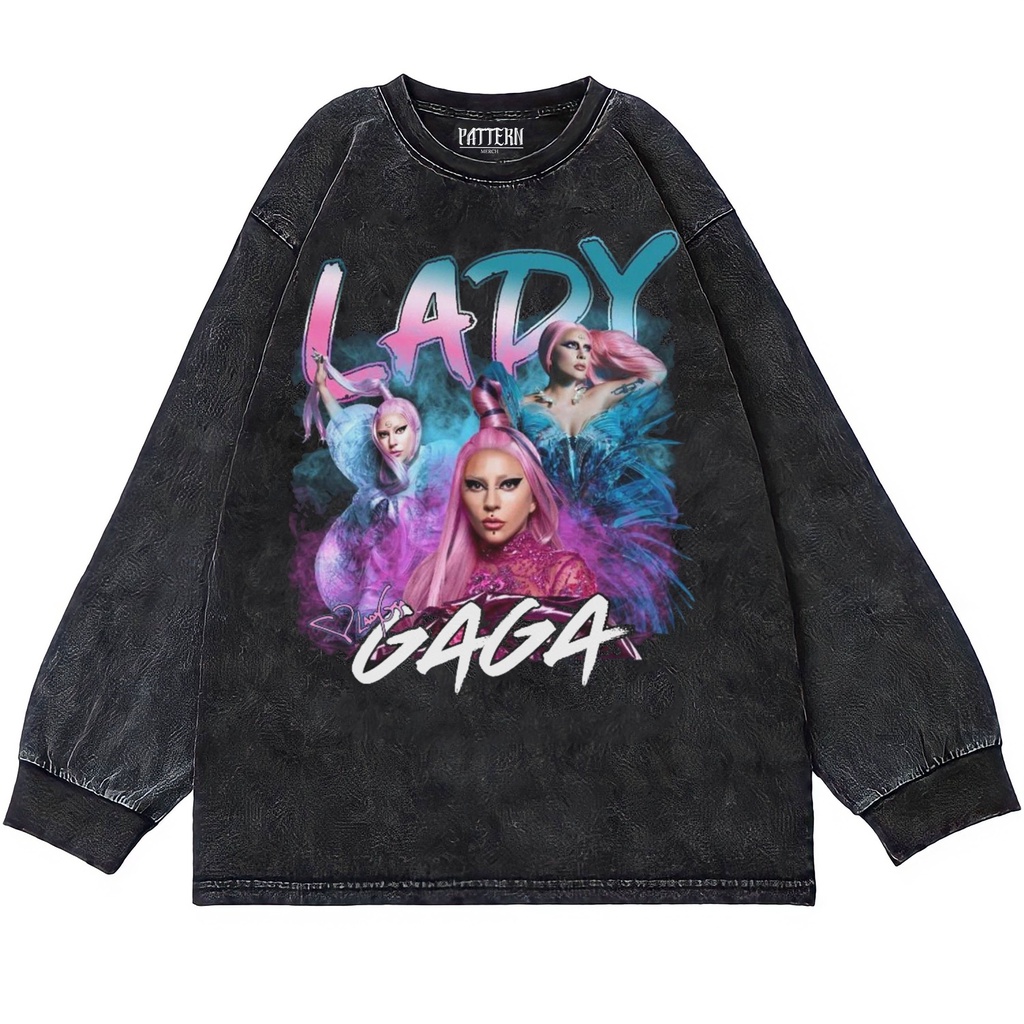 KAOS OVERSIZE | KAOS OVERSIZE LONGSLEEVE | T-SHIRT OVERSIZE | KAOS WASHED | KAOS LADY GAGA TOUR VINT