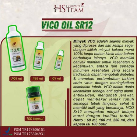 VCO VIRGIN COCONUT OIL | MINYAK KELAPA MURNI | VICO OIL SR12 | PENAMBAH IMUN TUBUH | SIAP NEW NORMAL