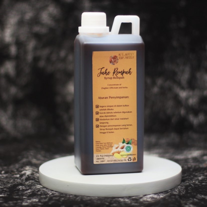 

Sirup Rempah - Jahe Rempah 1 Liter / 1000 ml by Rempah Karsa