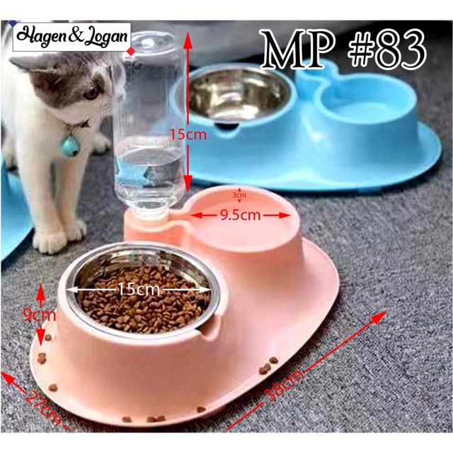 Mangkuk/Mangkok tempat makan minum anjing dan kucing MP83