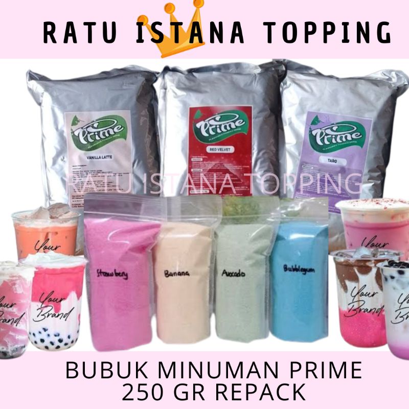 

BUBUK MINUMAN TANPA GULA PREMIUM ANEKA RASA POWDER DRINK 250 GR BEST SELLER