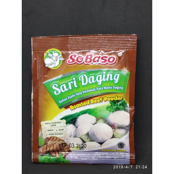 

TEPUNG BAKSO SARI DAGING BAKAR / ROASTED BEEF POWDER SOBASO