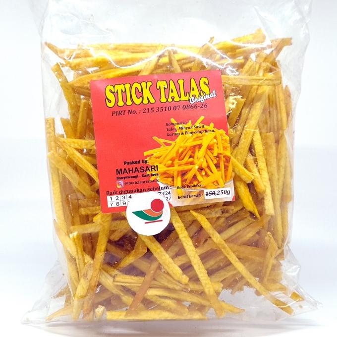 

~^~^~^] MAHASARI STICK TALAS 250gr | STIK BENTUL BENTOEL KELADI KERIPIK ASLI