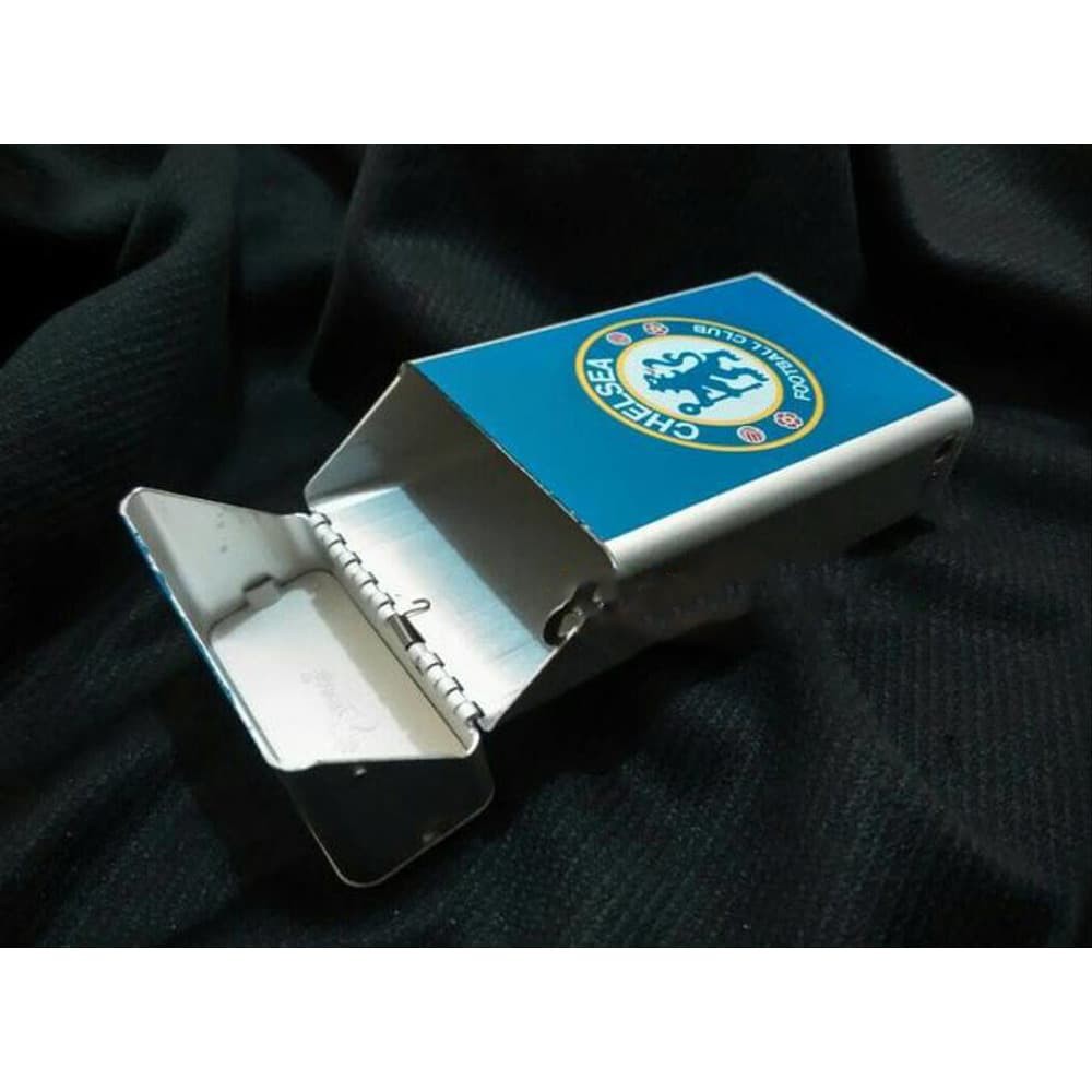 Best Item! KOTAK ROK0K KOREK API MOTIF CLUB BOLA TR CHELSEA 3399 TEMPAT ROK0K