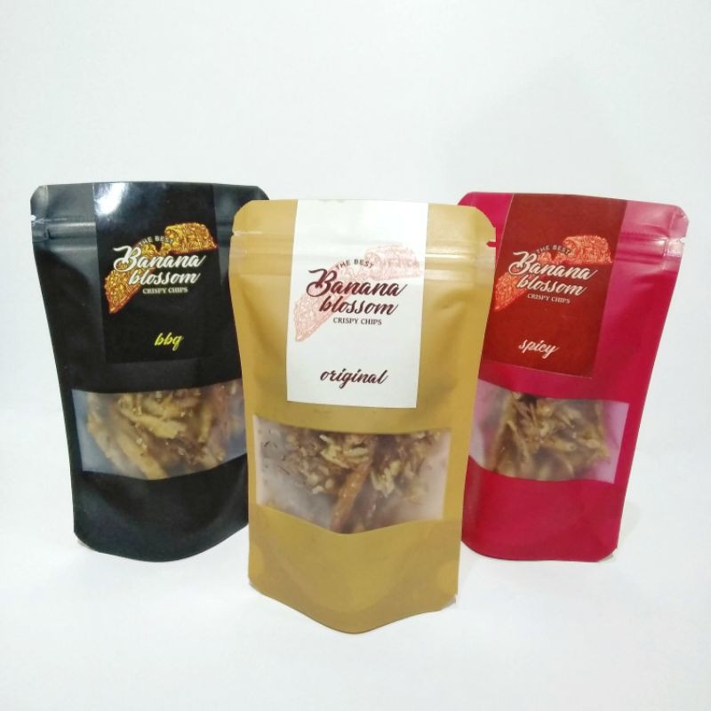 Keripik Jantung Pisang 25 gr Banana Blossom Healthy Snack