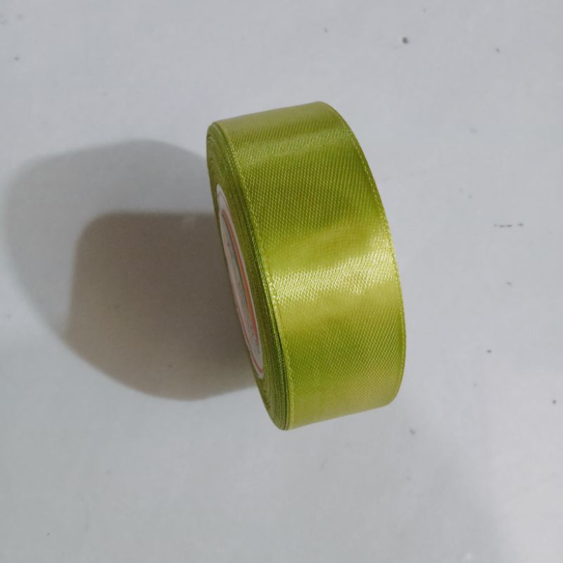 

Pita Satin 1 Inch Pita Sarin 2,5 cm Pita Kado Olive