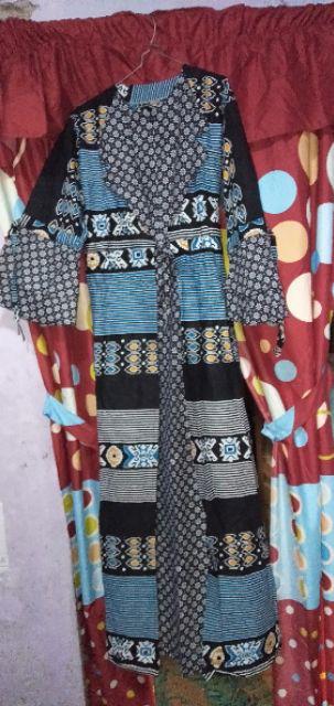 Maura Couple - Sania Ruffle Batik Couple Ori Ndoro Jowi Garansi Termurah Shopee - Batik Modern Solo