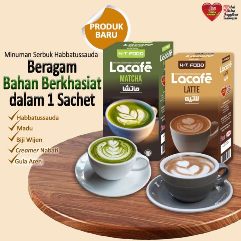 

Lacafe Matcha/Latte H&T FOOD @6sachet -Minuman Serbuk