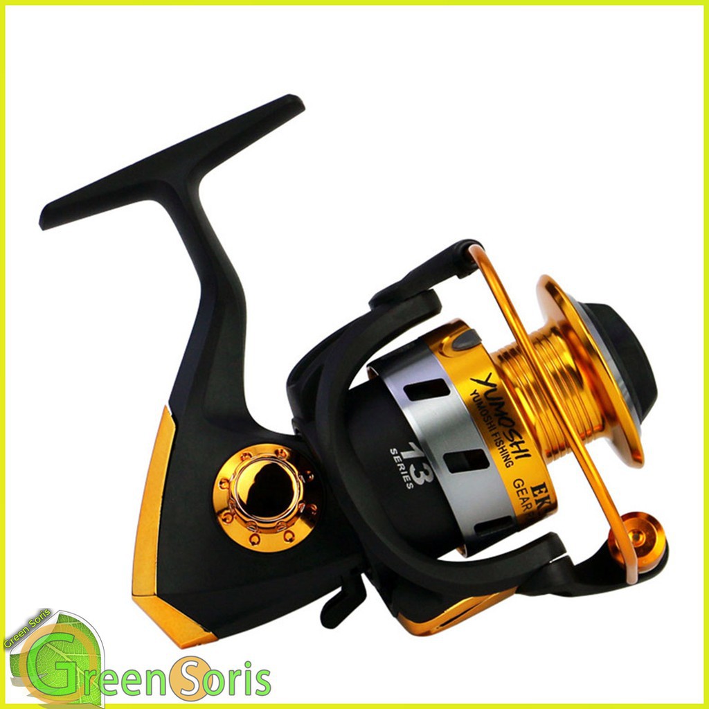 Grab Medan EK3000 Reel Pancing Spinning 12 Ball Bearing YUMOSHI Alat Pancing