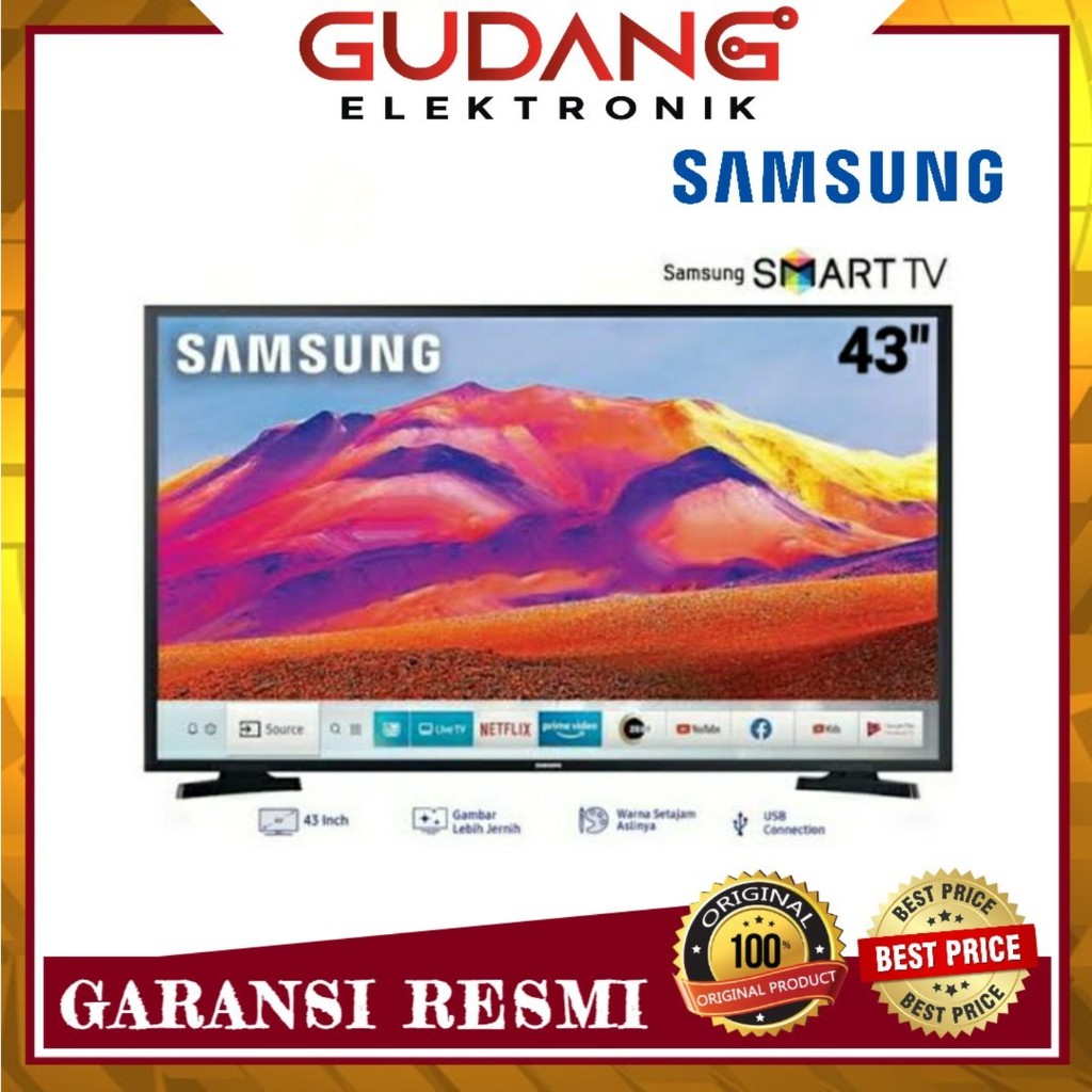 LED 43 INCH SAMSUNG 43T6500 SMART TV SAMSUNG 43 T 6500 FHD SMART TV