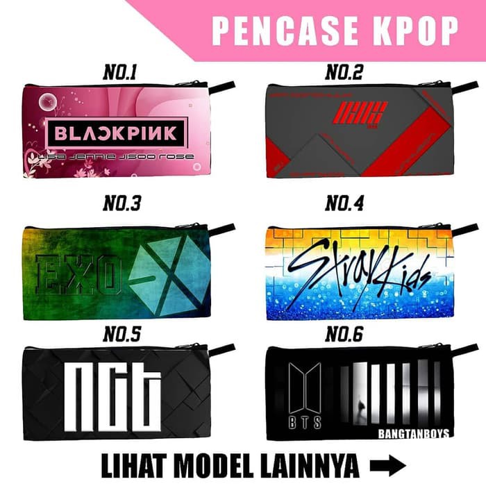 

pencase kpop ( kotak pensil )