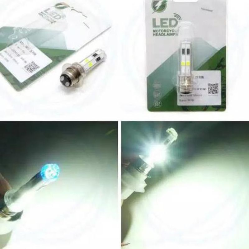 Lampu LED Depan Bebek Matic M11P RTD H6 Plus Angel Eyes