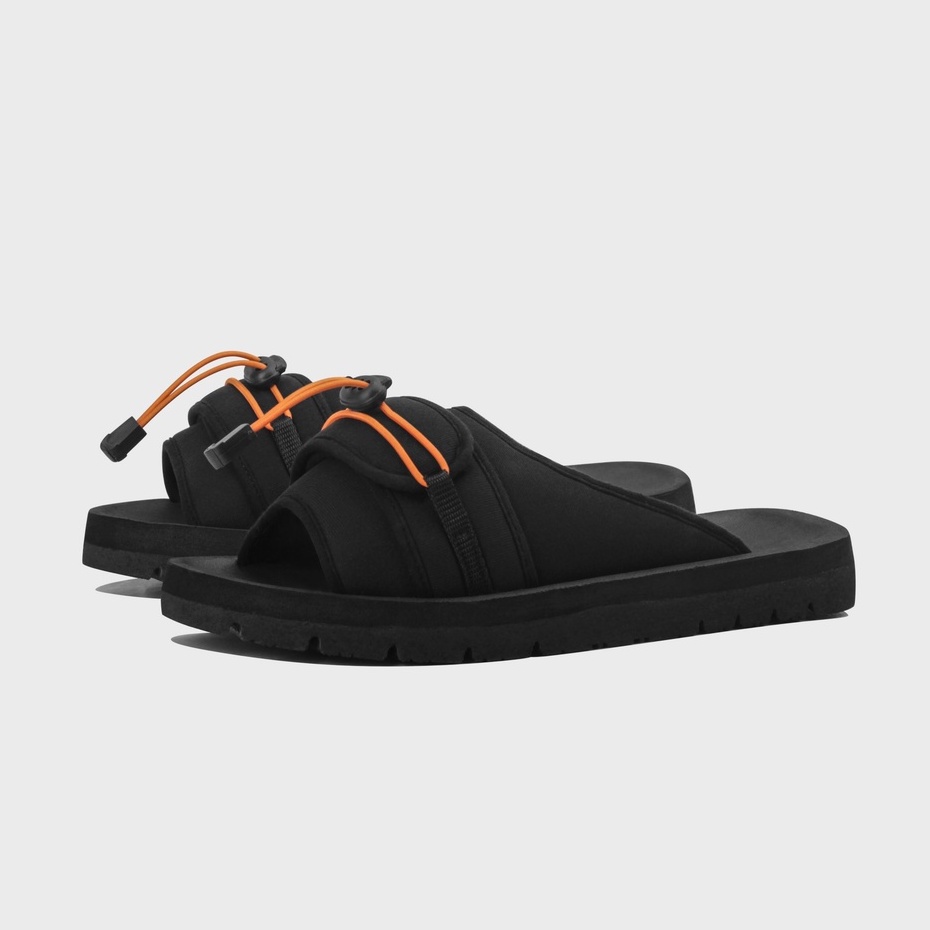 Havana Slides Black | Sandal Slide Ringan Slop Santai Simple Pria Wanita Cowok Cewek Men Women Sendal Footwear | FORIND x Navara