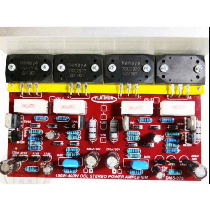 KIT POWER AMPLIFIER OCL 150 WATT - 400 WATT DMS 075 + TR
