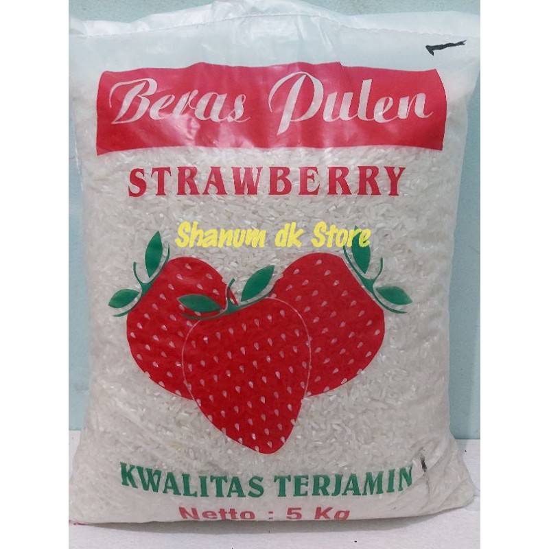 

Beras Pulen Merk Strawberry 5kg