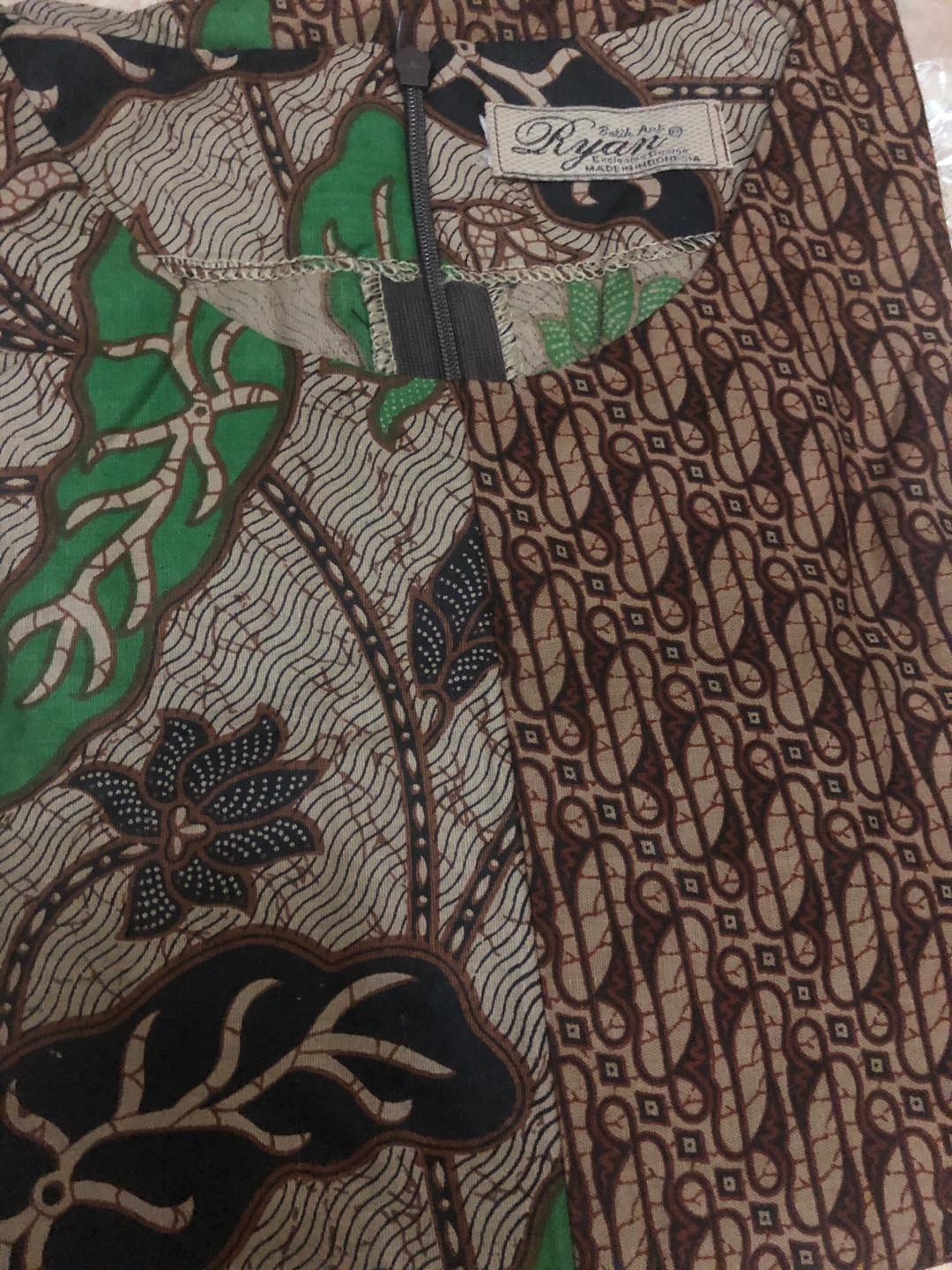 Tunik Seling Parang Daun Tunik Batik Cantik Modern Batik Tunic Seragam Batik Kantor Wanita Premium
