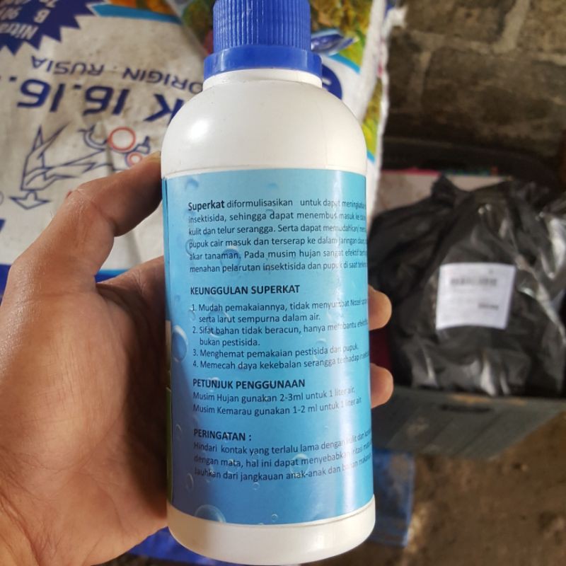 SUPERKAT Perekat Perata Penembus Pestisida dan Pupuk 500ML